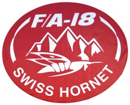 Bild von Swiss Hornet Team Autoaufkleber / Abziehbild